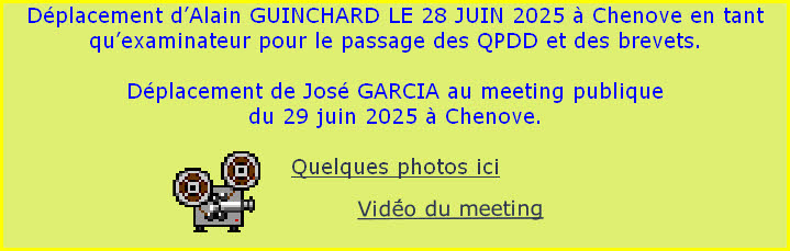 Vidéo du meeting